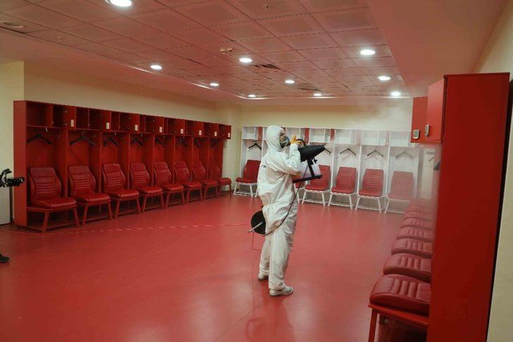 19 Mayıs Stadı ve tesisler dezenfekte edildi G3
