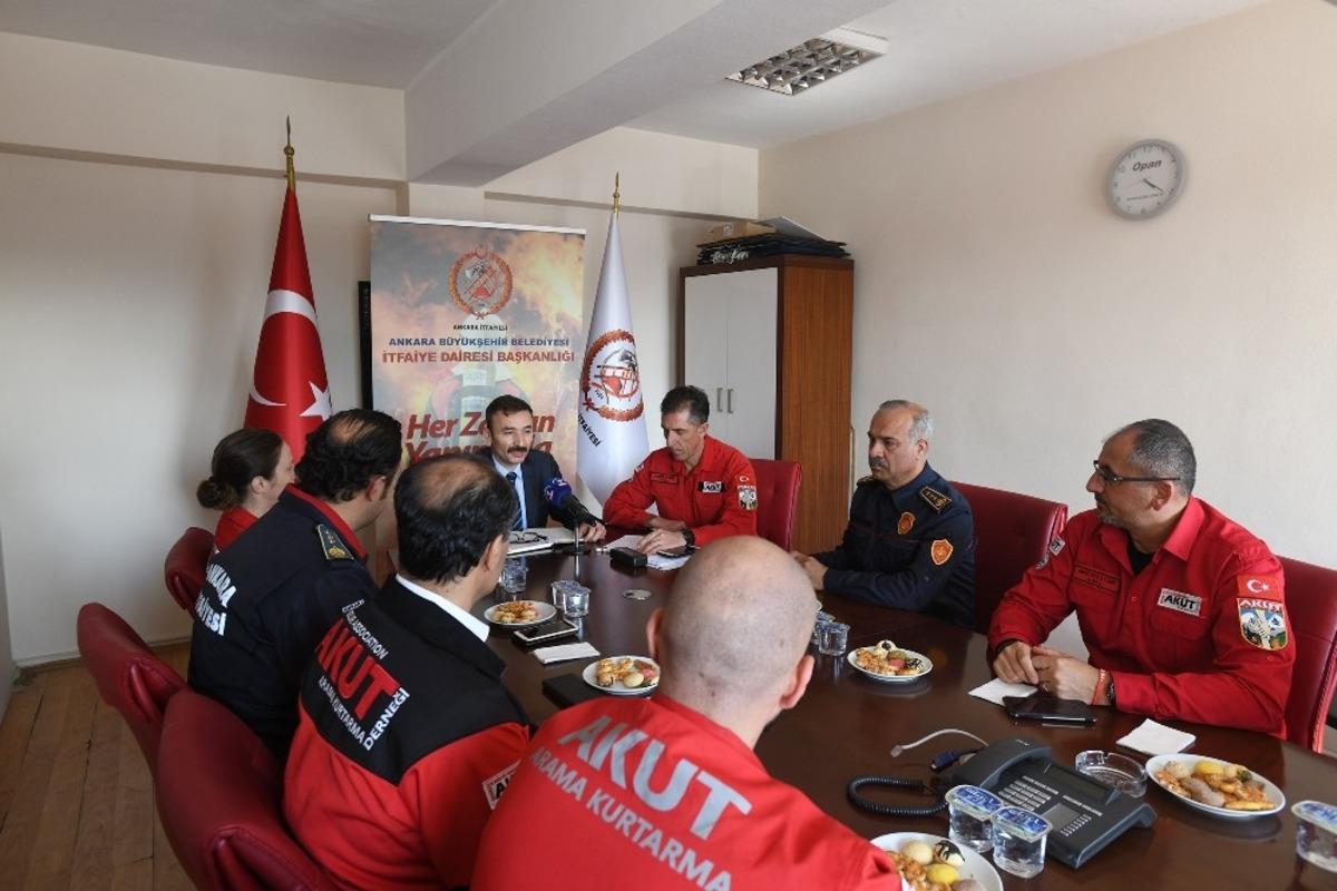 Ankara İtfaiyesi ve AKUT doğal afetlerde iş birliği yapacak