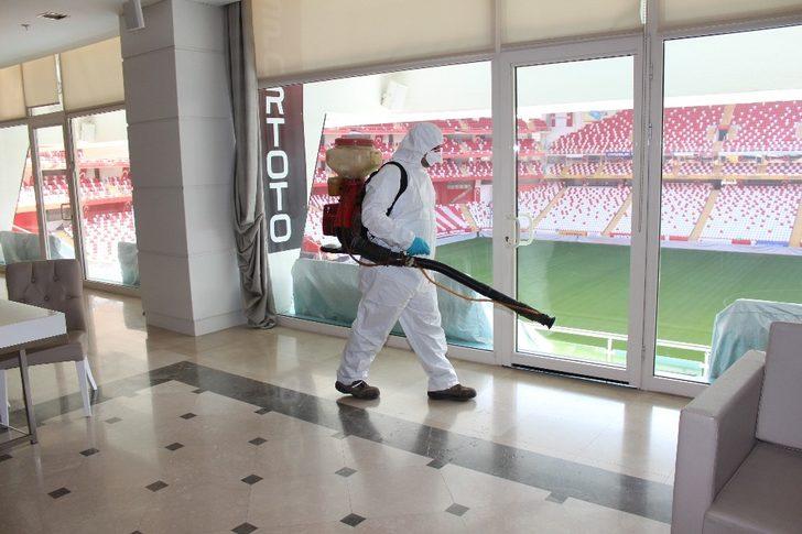 Antalya Stadyumu dezenfekte edildi G5