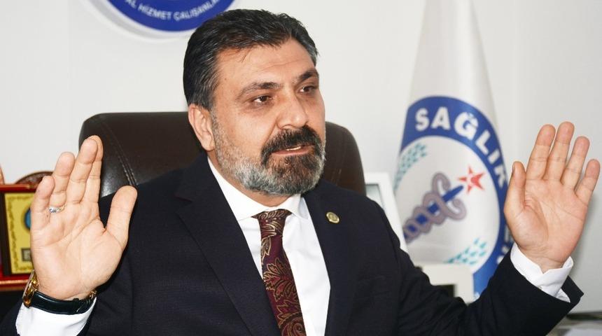 Başkan Kuluöztürk: “Sağlık çalışanları hak ettiklerini almak istiyorlar”