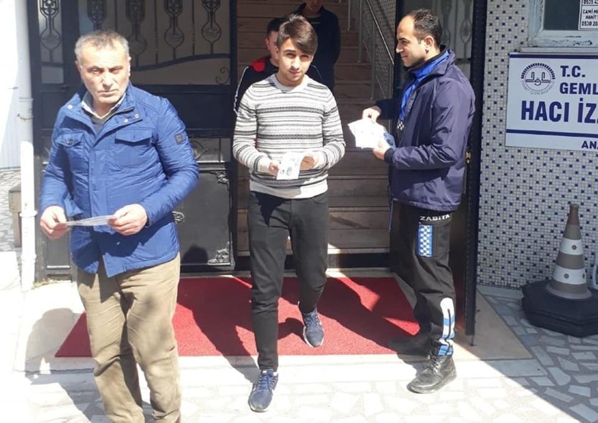 Gemlik Belediyesi koronaya karşı bilin&ccedil;lendiriyor