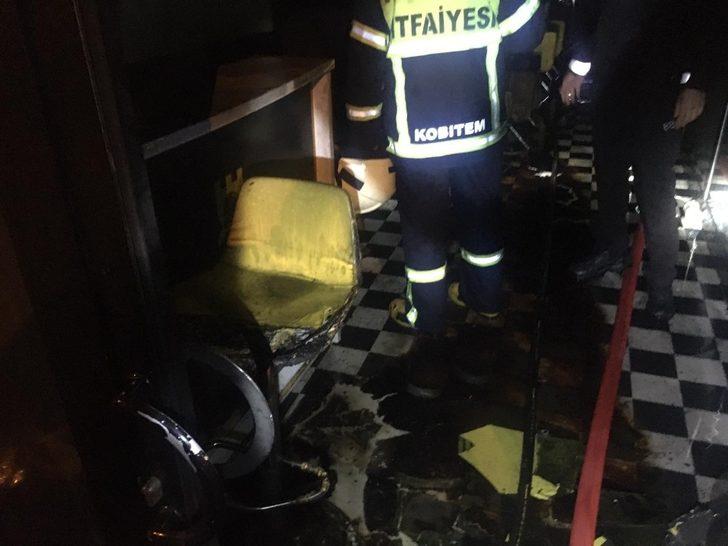 İş yerinde korkutan yangın G3