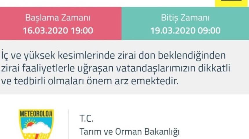 Meteorolojiden Zonguldak i&ccedil;in sarı uyarı