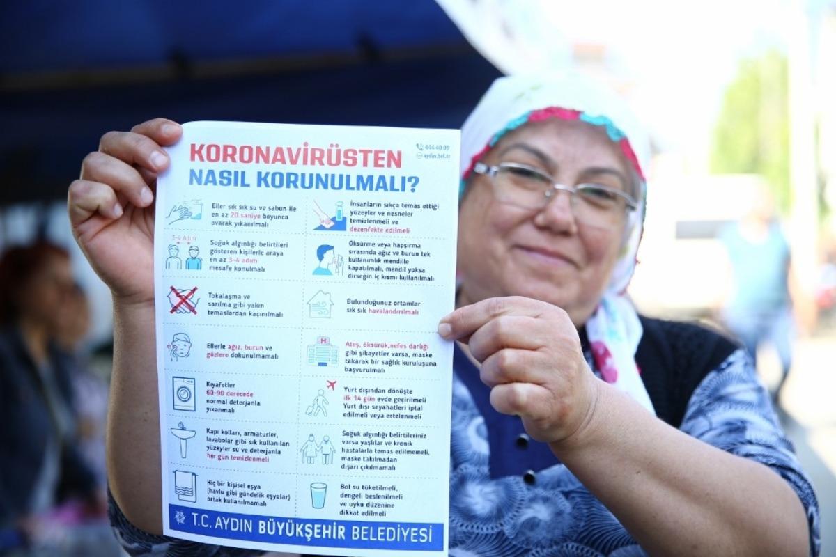 Aydınlılar koronavir&uuml;se karşı bilin&ccedil;leniyor