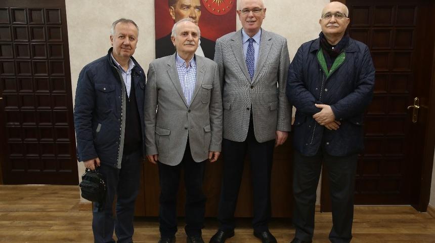 Esnaf Sarayı Y&ouml;netim Kurulu&rsquo;ndan Kazım Kurt&rsquo;a ziyaret