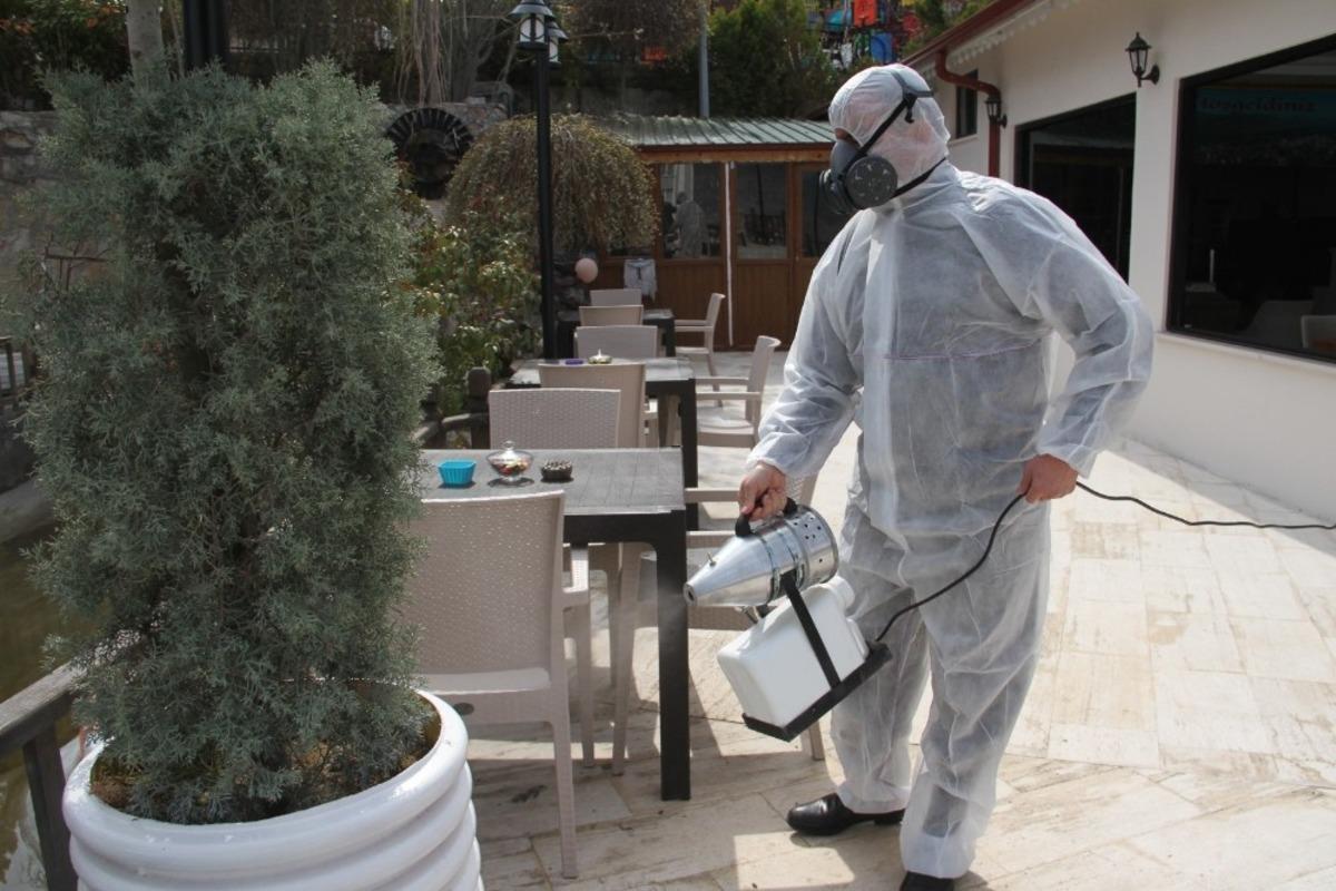 Suşehri&rsquo;nde koranavir&uuml;se karşı dezenfekte &ccedil;alışması başlatıldı