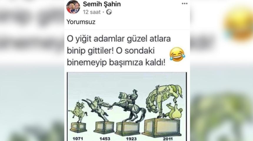 CHP'li başkandan tepki çeken paylaşım