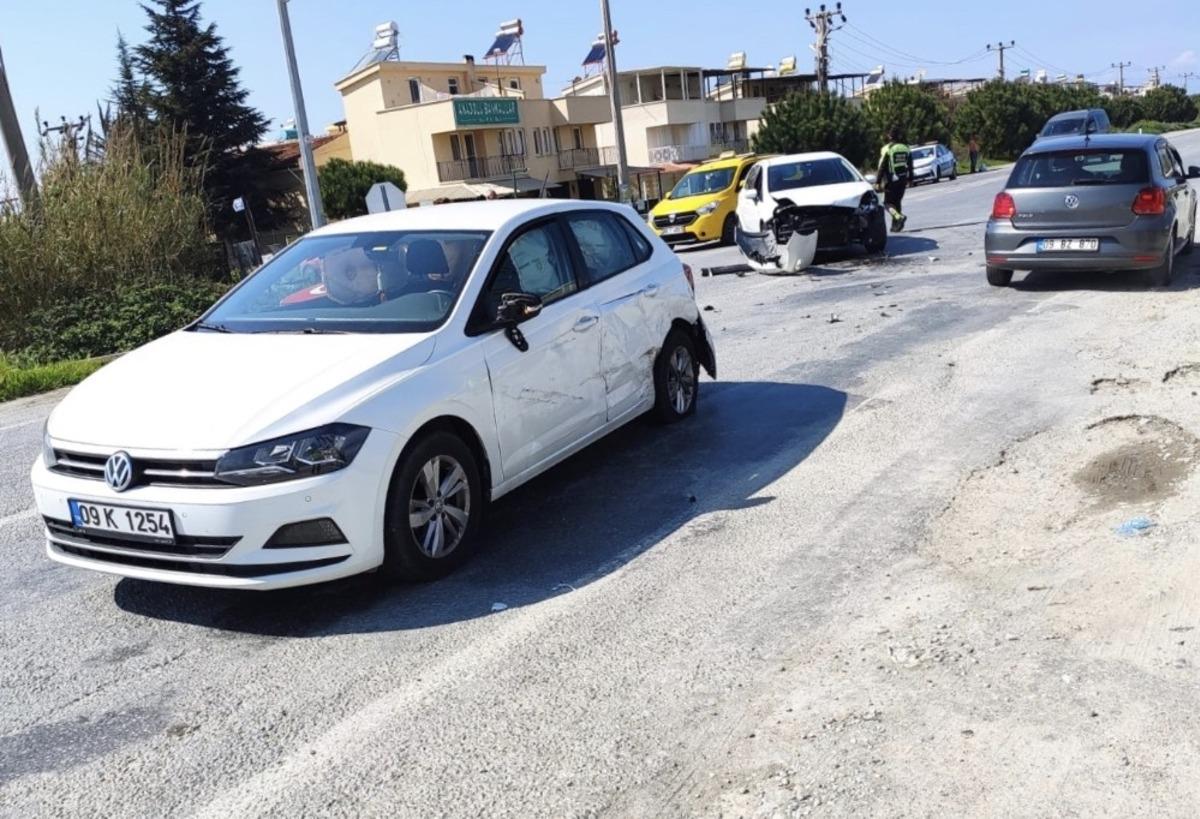 Kuşadası&rsquo;nda trafik kazası; 1 yaralı