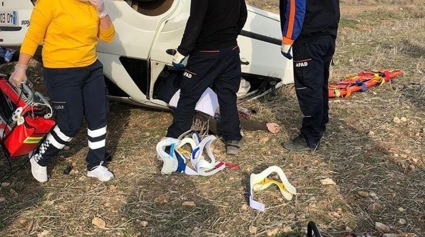 Kırşehir&rsquo;de kaza: 1 &ouml;l&uuml;, 4 yaralı