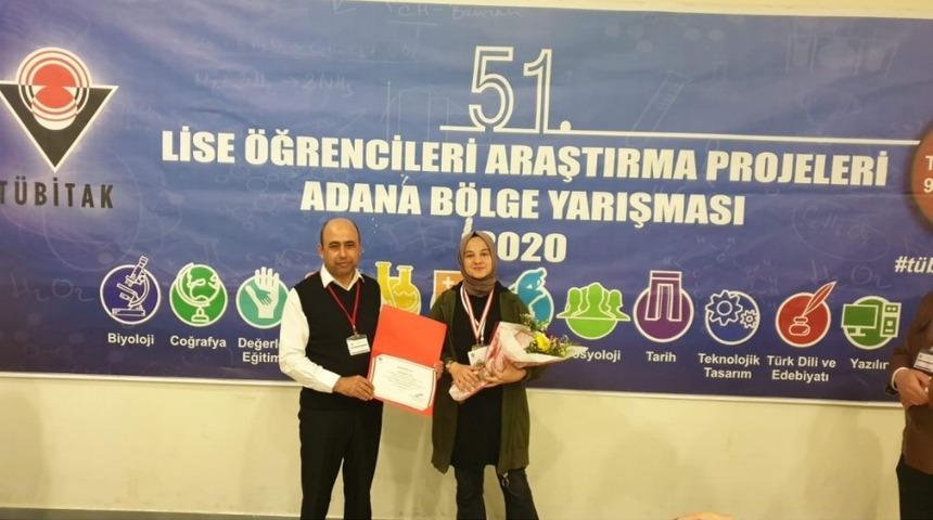 Düziçi Fen Lisesi TÜBİTAK Yarışması’nda 3. oldu