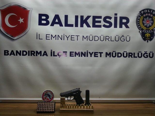 Balıkesir’de 8 silah ele geçirildi