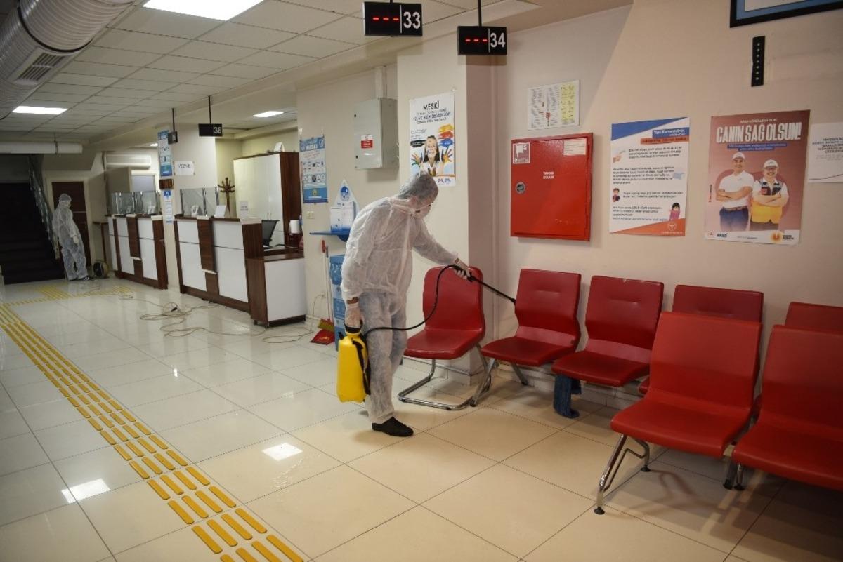 MESKİ, korona vir&uuml;se karşı ila&ccedil;lama yaptı