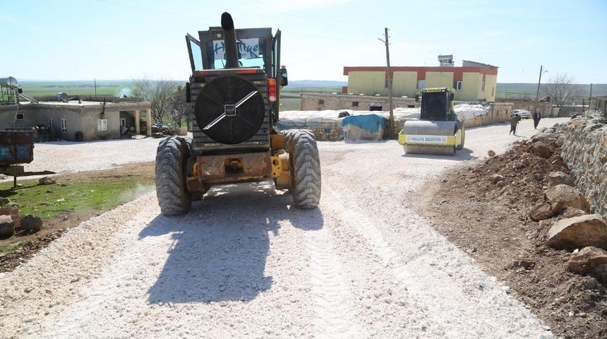 Haliliye kırsalında yol çalışmaları sürüyor
