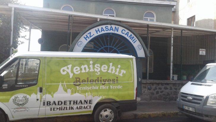 Yenişehir’de ibadethaneler dezenfekte edildi G3