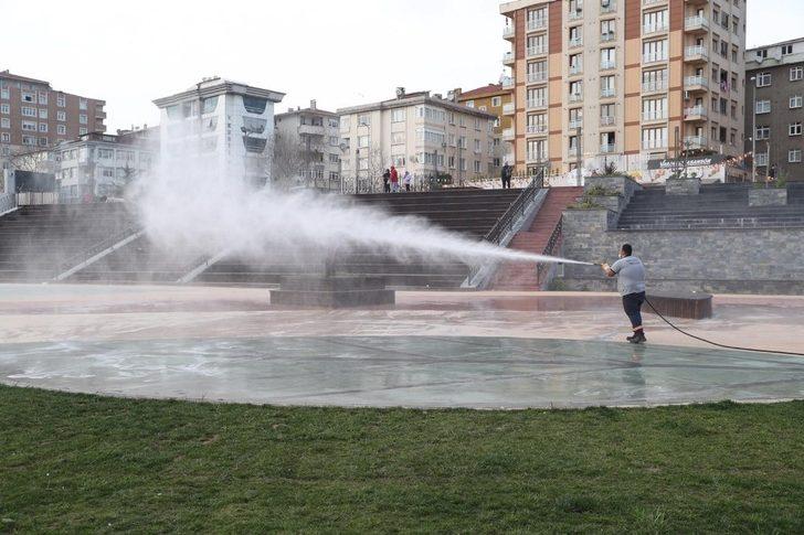 Kartal’da korona virüsüne karşı dezenfeksiyon çalışmaları devam ediyor G4