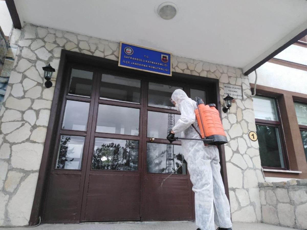 Safranbolu&rsquo;da dezenfektasyon &ccedil;alışması