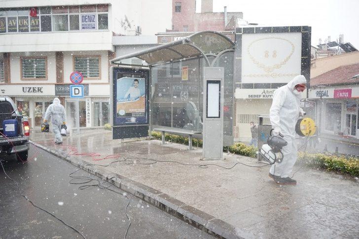 Korona virüse karşı dezenfeksiyon çalışmaları yoğunlaştırıldı G2