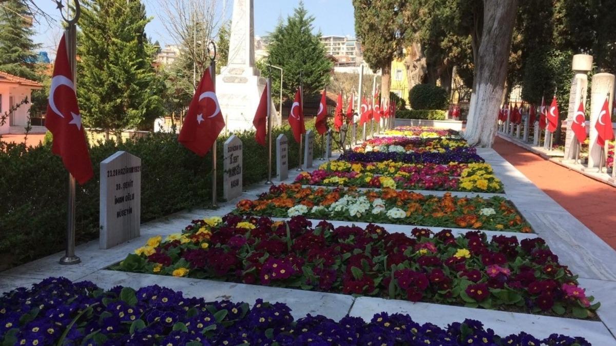 Namazgah Şehitliği 18 Mart&rsquo;a hazırlandı