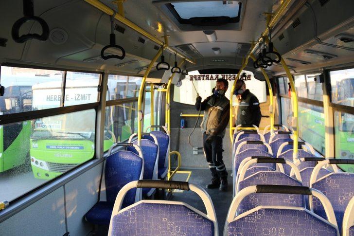 Toplu taşıma araçlarında koronovirüs temizliği yapıldı G1