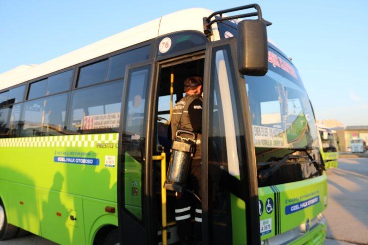 Toplu taşıma araçlarında koronovirüs temizliği yapıldı G3