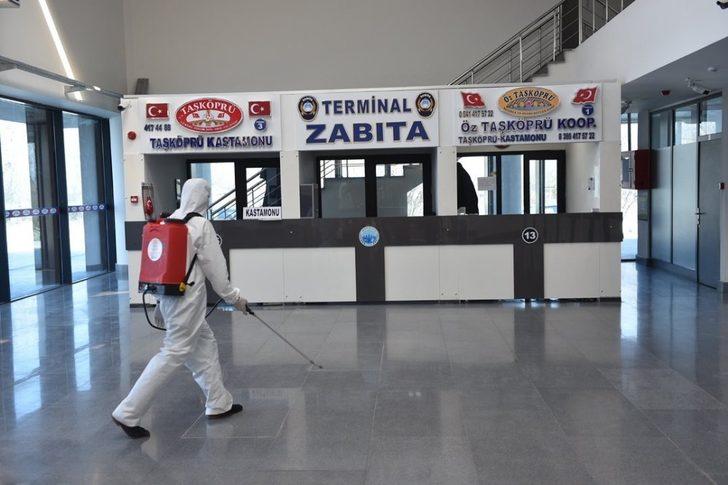 Taşköprü Belediyesi, dezenfekte çalışmalarını sürdürüyor G3