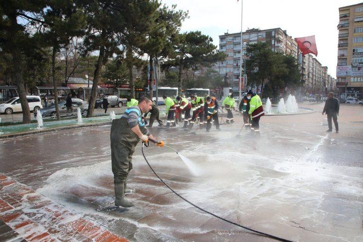 Elazığ’da korona virüsüne karşı kapsamlı temizlik G5