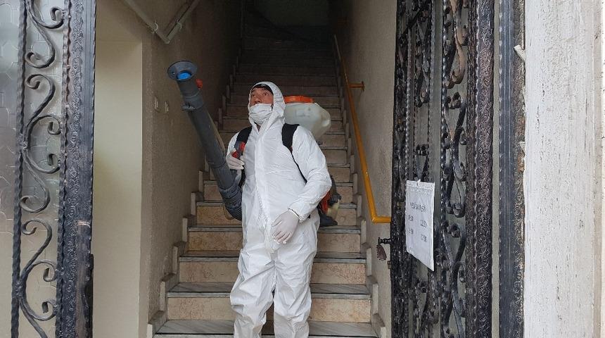 Devrek Belediyesi dezenfekte &ccedil;alışmalarına devam ediyor