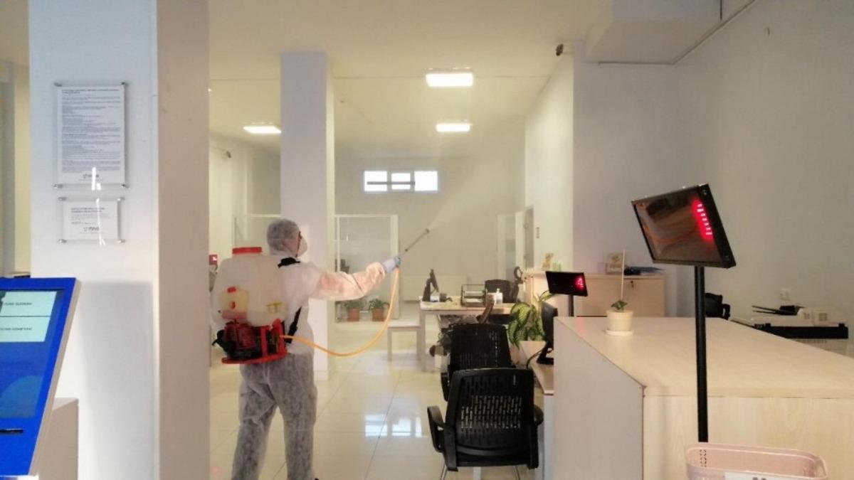 YEPAŞ&rsquo;ta dezenfekte işlemleri