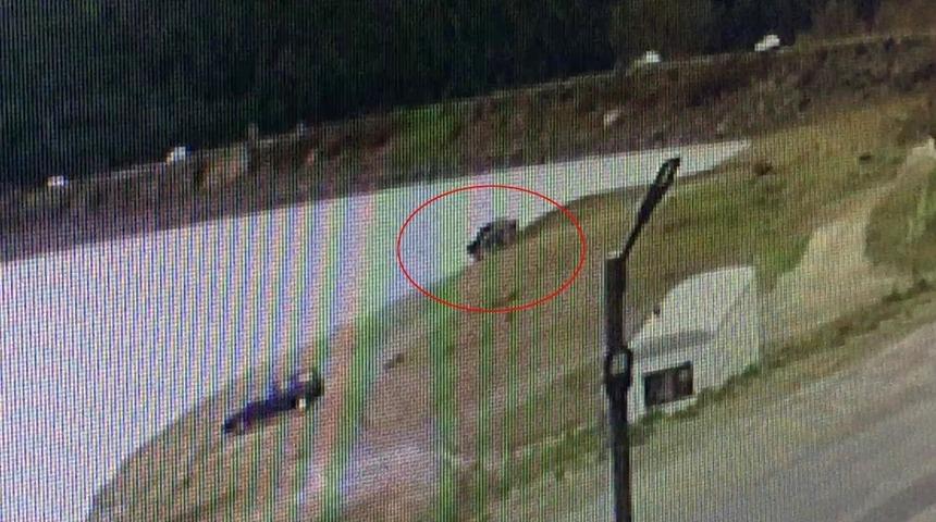 Manevra yapan ara&ccedil; g&ouml;le u&ccedil;tu