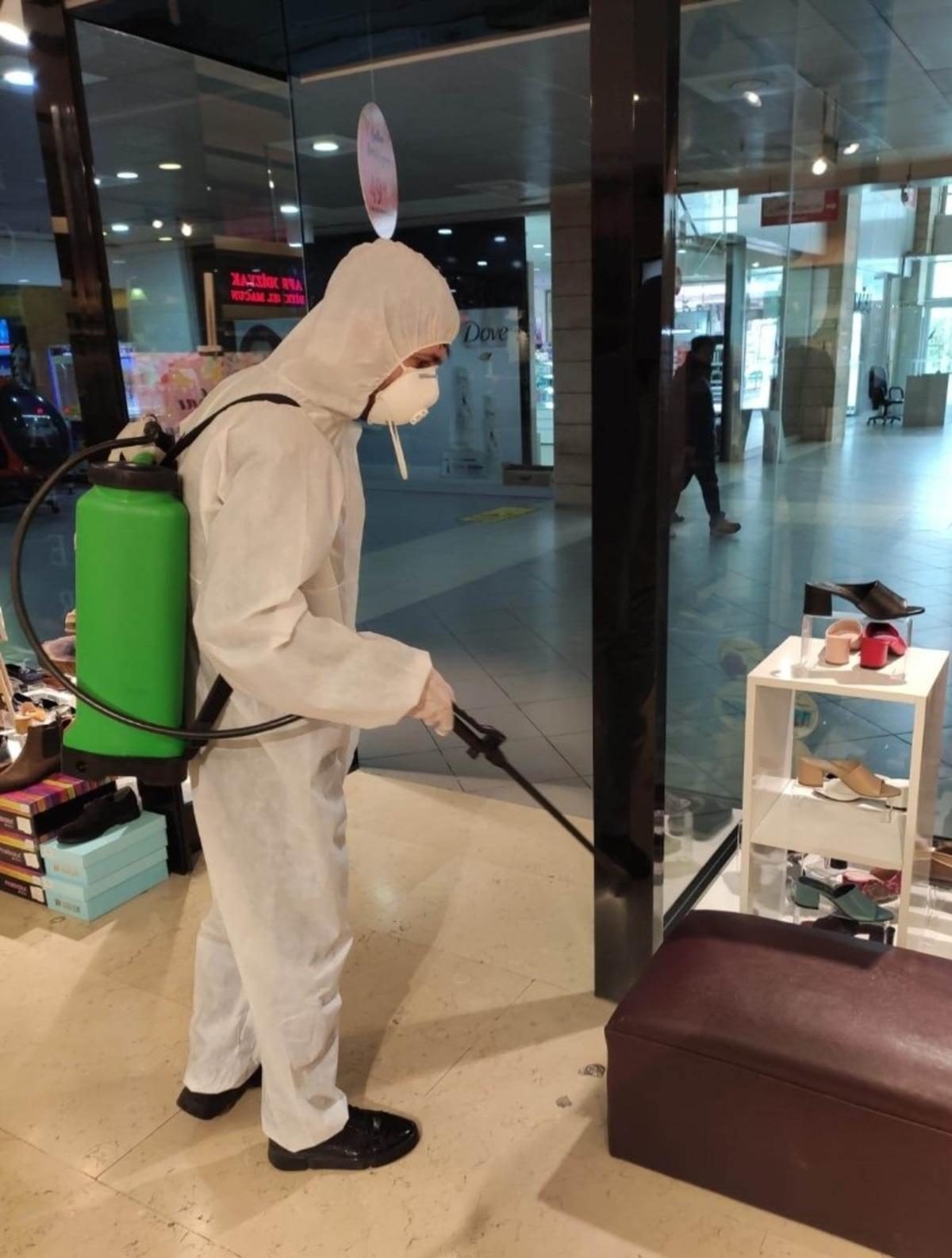 Basın K&uuml;lt&uuml;r Sarayı dezenfekte edildi