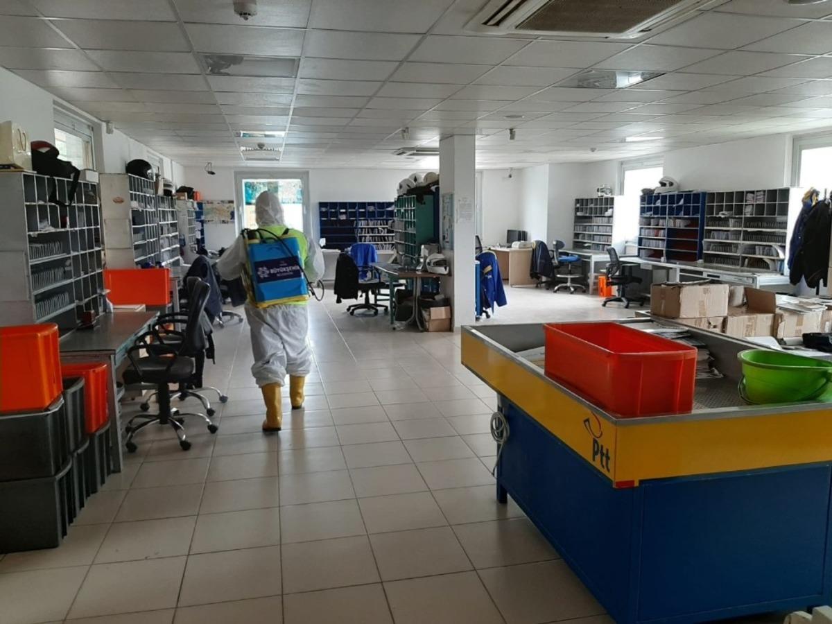 Aydın&rsquo;da kamu binaları dezenfekte ediliyor