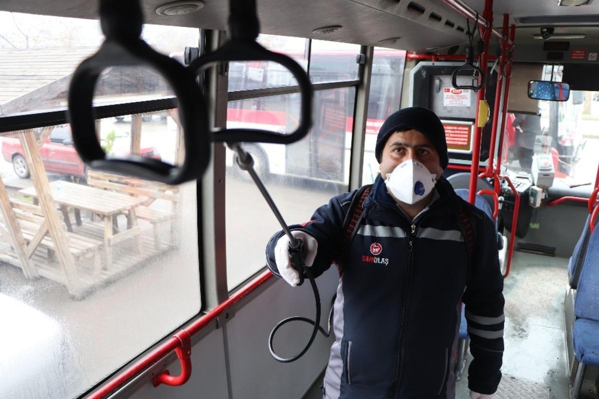 &Ouml;zel halk otob&uuml;slerinde korona vir&uuml;s&uuml; seferberliği