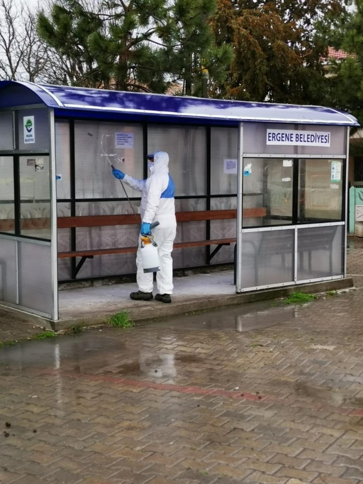 Ergene&rsquo;de dezenfekte &ccedil;alışmaları s&uuml;r&uuml;yor