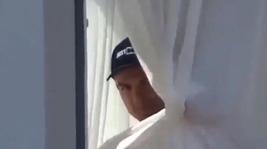 Cristiano Ronaldo, koronavirüs karantinasında görüntülendi!