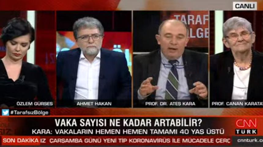 Bilim Kurulu &uuml;yesi Prof. Dr. Ateş Kara'dan CNN T&uuml;rk'te koronavir&uuml;s a&ccedil;ıklaması: 18 vakanın hepsi 40 yaşın &uuml;st&uuml;nde