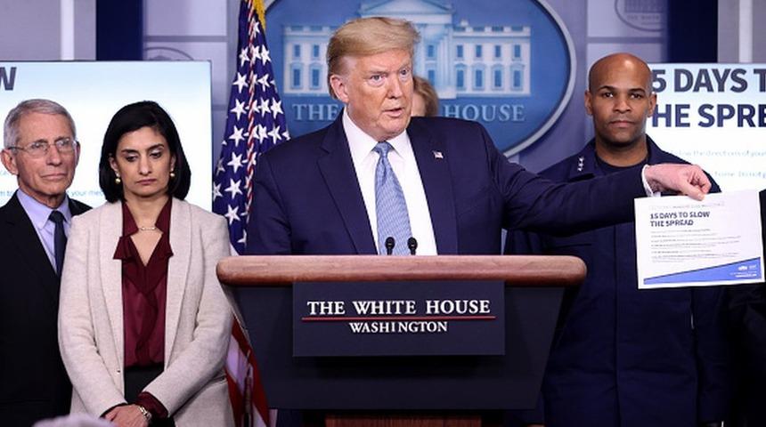 Trump'tan korkutan a&ccedil;ıklama: Salgın t&uuml;m yaz s&uuml;rebilir