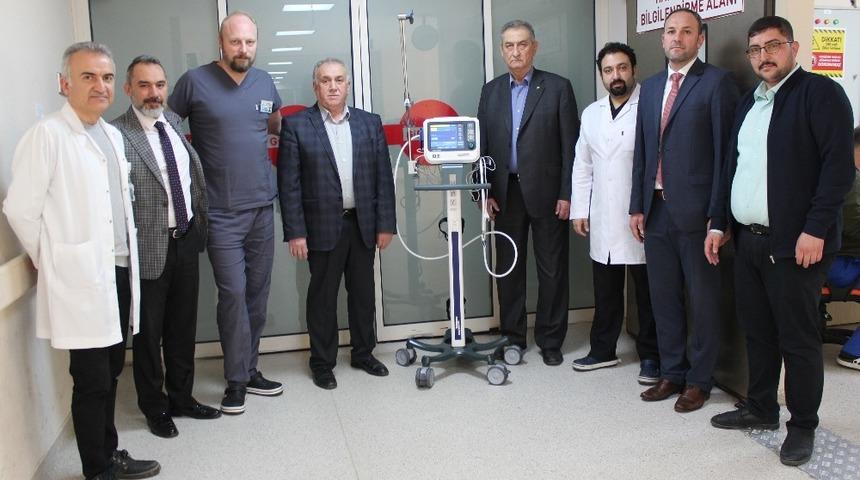 Hastaneye Cihaz Bağışladılar