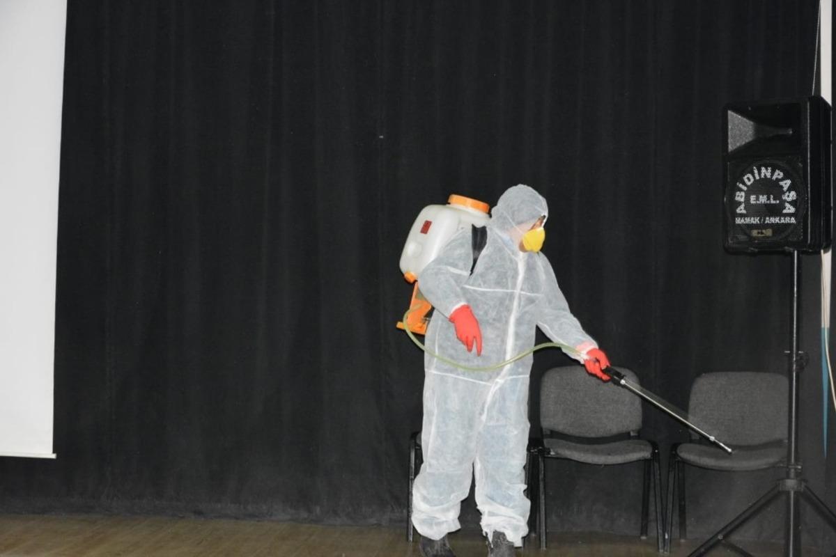 Kamu binalarında dezenfeksiyon &ccedil;alışmaları başlatıldı