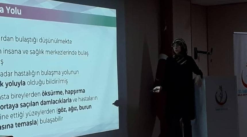 Korona vir&uuml;s bilgilendirme eğitimi