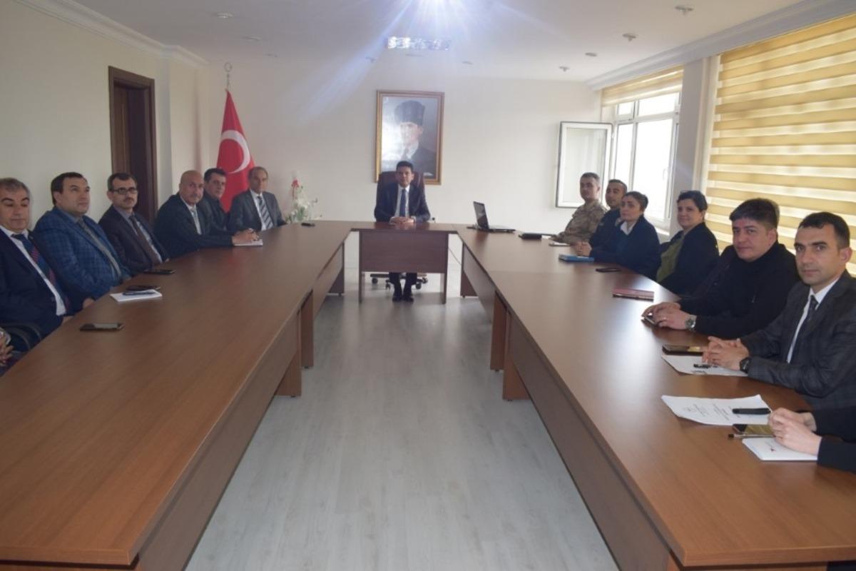 Arguvan&rsquo;da korona vir&uuml;s toplantısı yapıldı