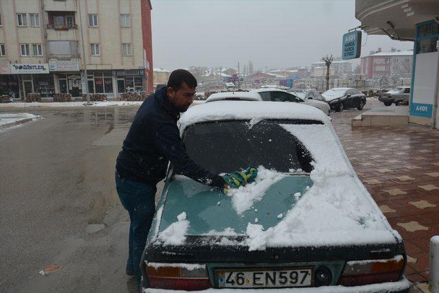 Kahramanmaraş'ta kar yağışı<br />
