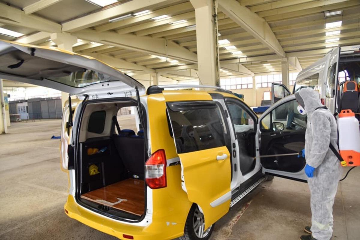 Bilecik&rsquo;te 400 ara&ccedil; korona vir&uuml;s&uuml;ne karşı dezenfekte edildi