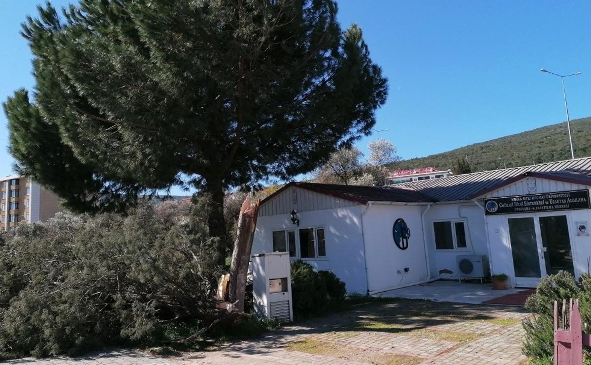 Muğla&rsquo;da fırtına etkili oluyor