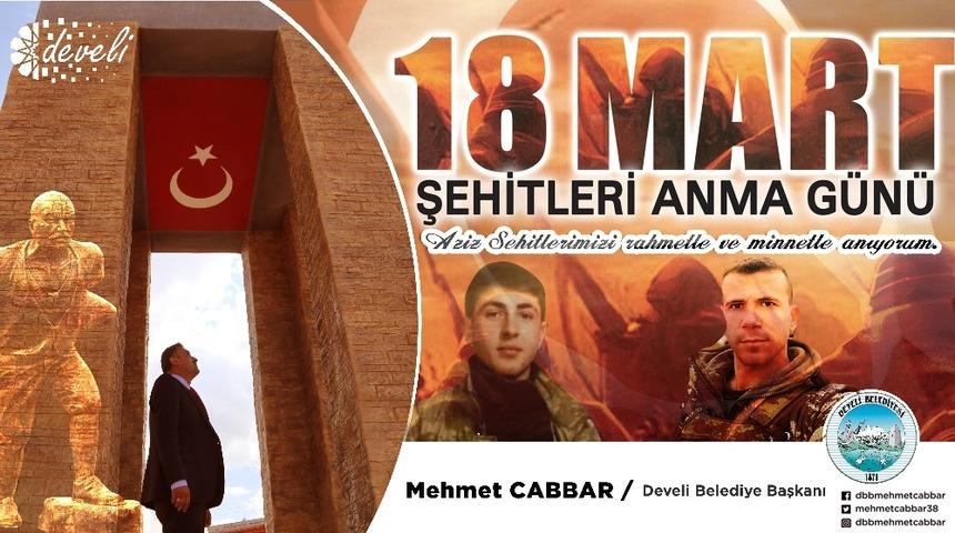 Başkan Cabbar: &ldquo;&Ccedil;anakkale&rsquo;de savaşanların torunları bug&uuml;n &uuml;lkemizi hala koruyor&rdquo;