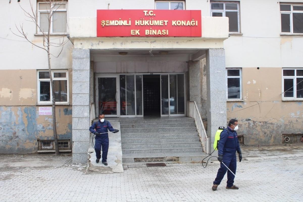 Şemdinli&rsquo;de dezenfekte &ccedil;alışması