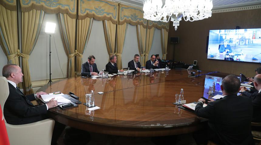 Son dakika! Telekonferansla yapılan kritik 4'lü zirve sona erdi