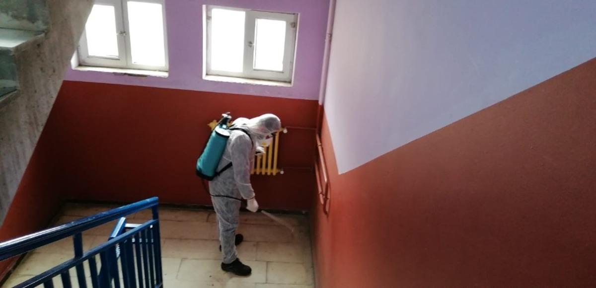 Dicle&rsquo;de okullar dezenfekte edildi