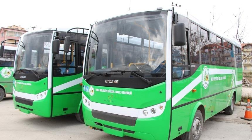 Bolu&rsquo;da, &ouml;zel halk otob&uuml;slerine &ldquo;korona&rdquo; d&uuml;zenlemesi