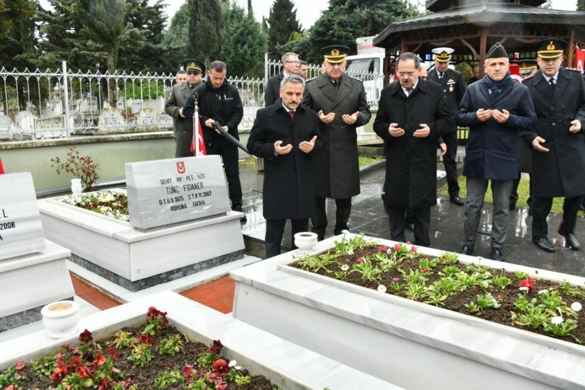 Samsun&rsquo;da şehitler anıldı