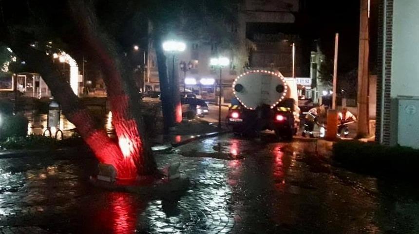 &Ccedil;orlu&rsquo;da dezenfeksiyon işlemleri s&uuml;r&uuml;yor